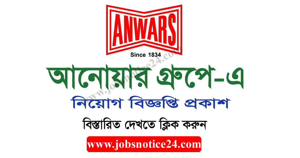 Anwar Group Job Circular 2020 – www.anwargroup.com